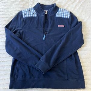 Women’s vineyard vines navy shep shirt